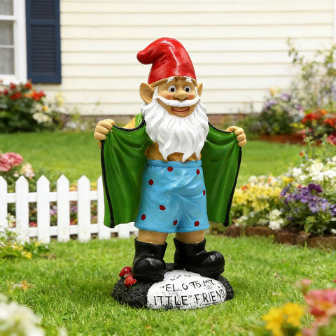 Tirifer resin hand-painted gnome detail highlights lifelike features