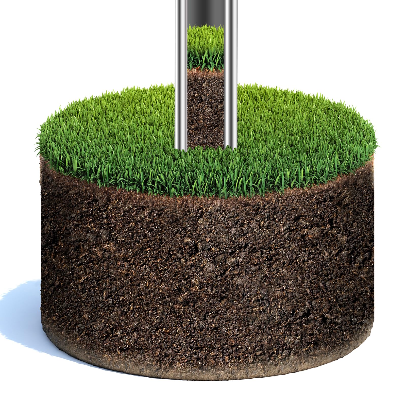 TIRYIUOU lightweight soil probe speeds field sampling with minimal fatigue.