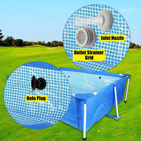 TIROAR 25022E hole plug set seals ports to prevent leaks during pool circulation.