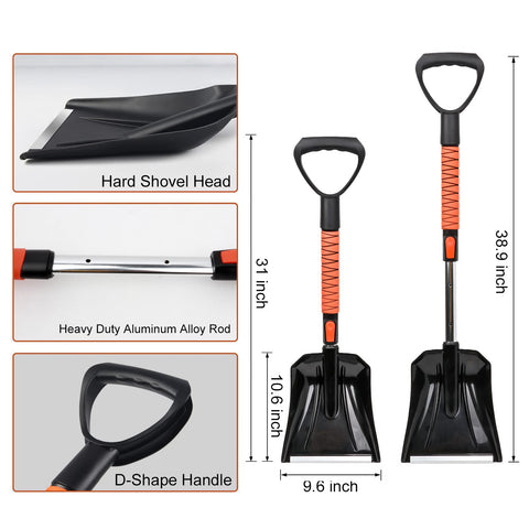 Soft foam grip keeps hands comfortable while scraping and brushing