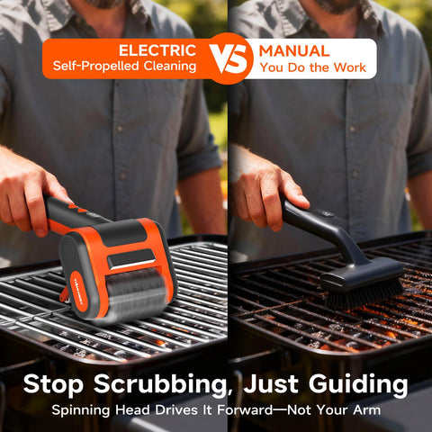 Upgraded bristle locking system prevents shedding during scrubbing.