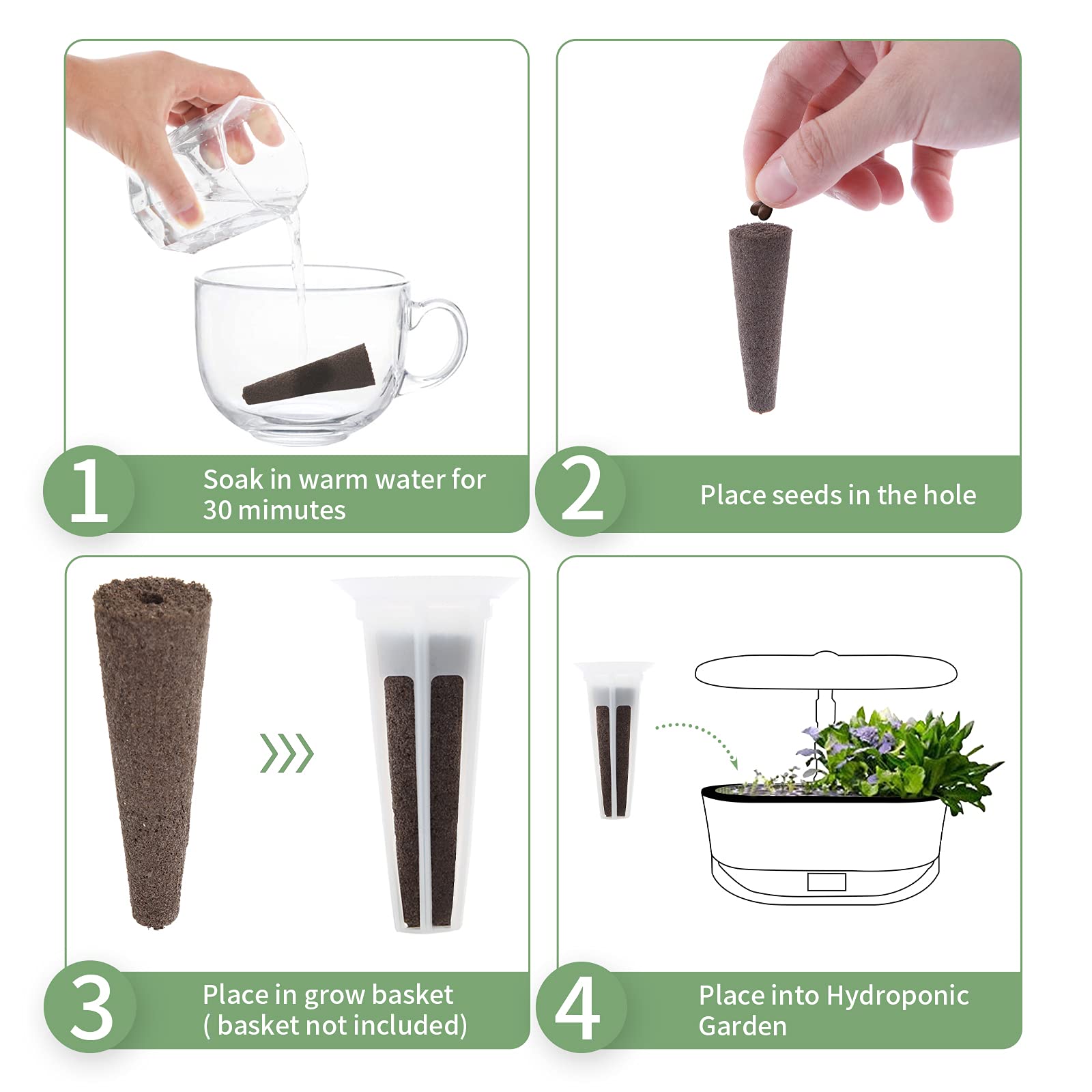 TISOHUGO peat-based hydroponic media balances air and moisture