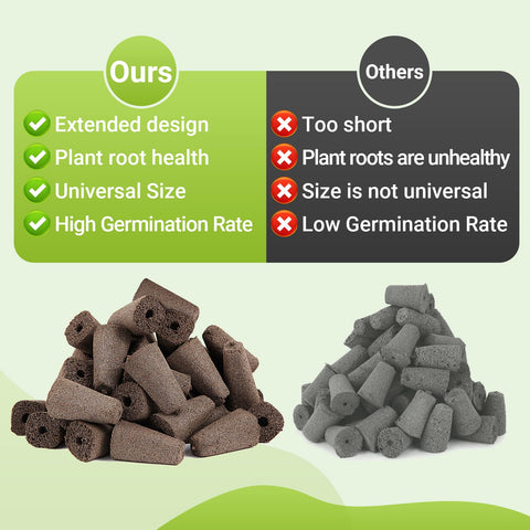 TISOHUGO organic peat-based media highlighting porous structure for root development.