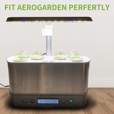 TISOHUGO Transparent grow cap improves seed pods' warmth and visibility.