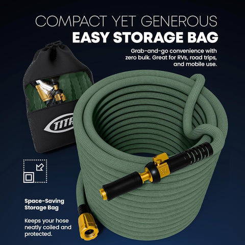 Titan lightweight design makes carrying and setup effortless in outdoor chores