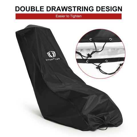 TitanCovers 600D polyester durability for long-lasting outdoor use.