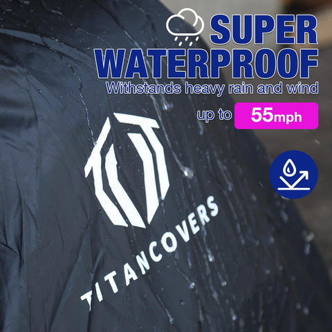 TitanCovers durable 600D Oxford fabric resists tears for long-lasting use.