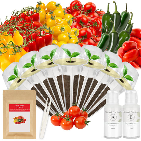 TitaniX heirloom seed pod kit packaging for an all-in-one indoor gardening starter.