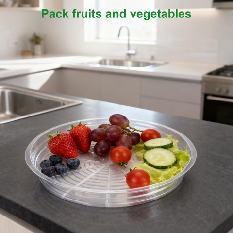 TITE plant saucer durable PVC resists bending and cracking for longer use.