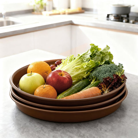TITE Plant Saucer heavy-duty PP construction supports heavy planters with ease
