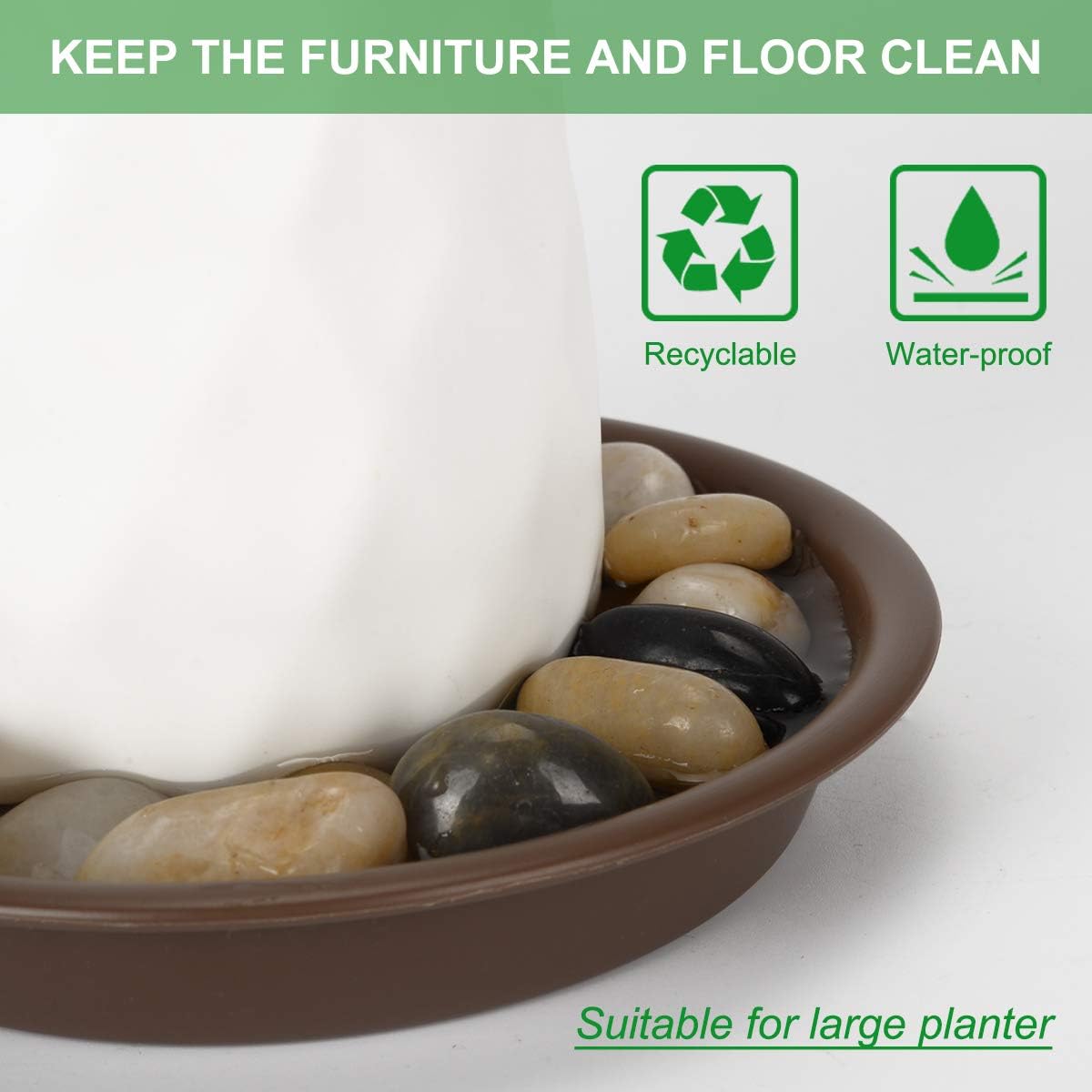 TITE Plant Saucer ideal for indoor and outdoor plant setups and drainage management