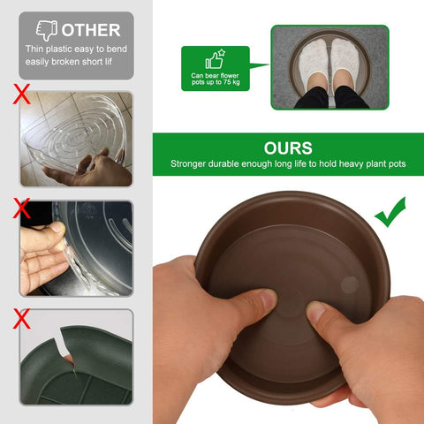TITE bottom diameter 9 inch compatibility ensures proper fit for pots.