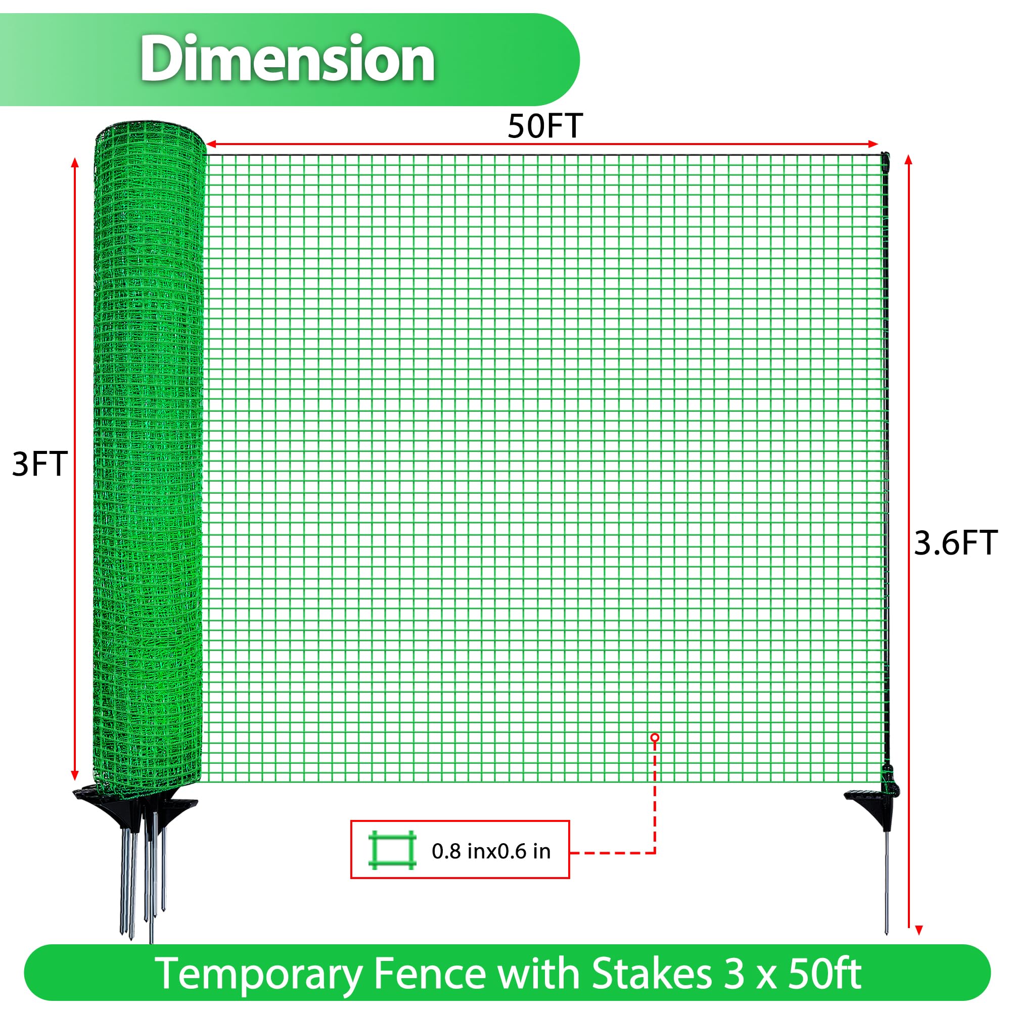 TITECK fence mesh roll-out demonstrates rapid boundary setup for pets and gardens.