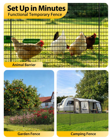 TITECK poultry barrier protects pens from predators while remaining breathable