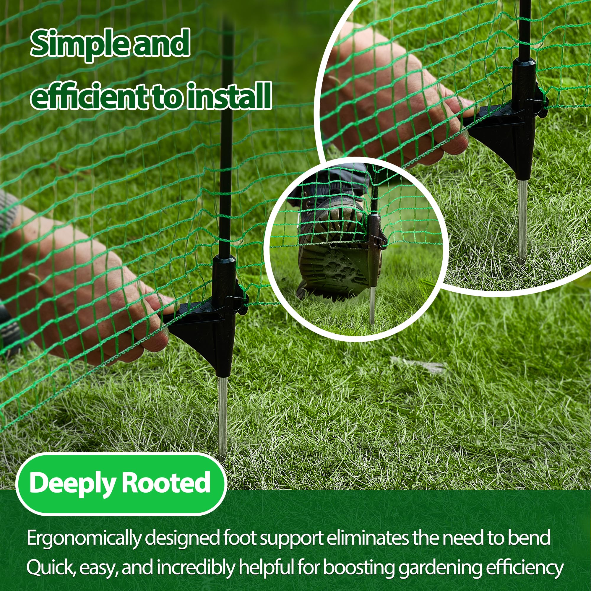 TITECK poultry protection fence safeguarding chickens and ducks