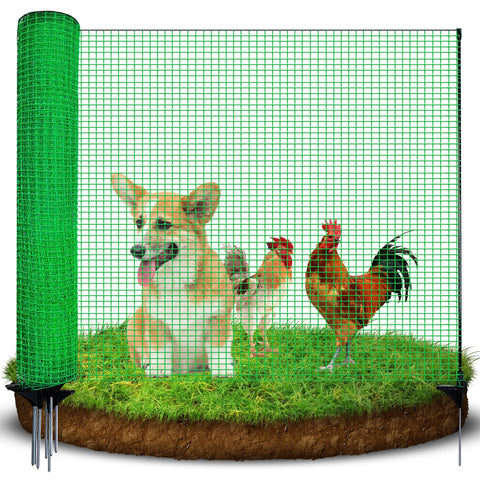 TITECK temporary fence posts step-in enable quick, tool-free installation in your yard.