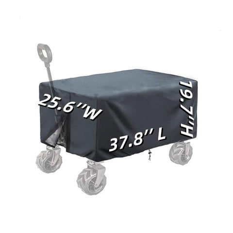 TiTigerella wagon cover with 360° protection against rain and dust for outdoor trips.