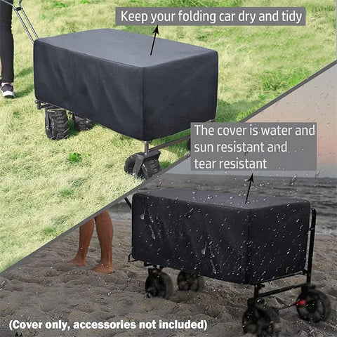 TiTigerella wagon cover packed in a portable pouch for camping and travel.