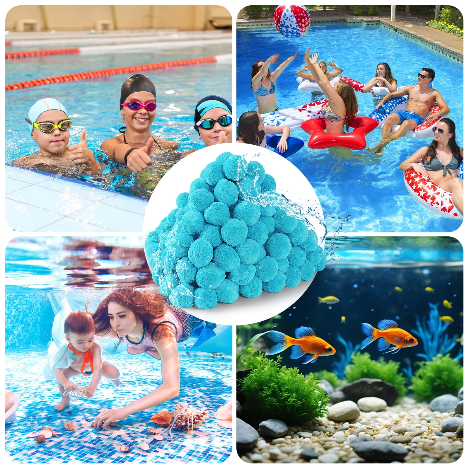 Compatible with sand, cartridge, and DE filters for versatility