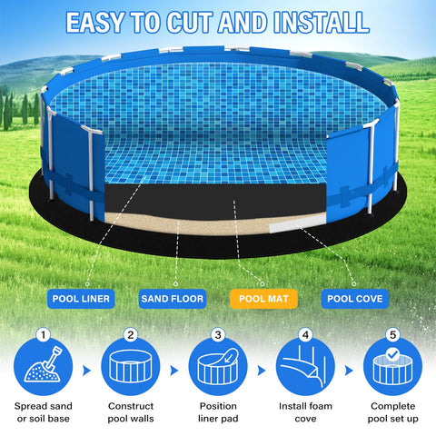 TIXANF universal surface compatibility adapts to grass, concrete, or decks.
