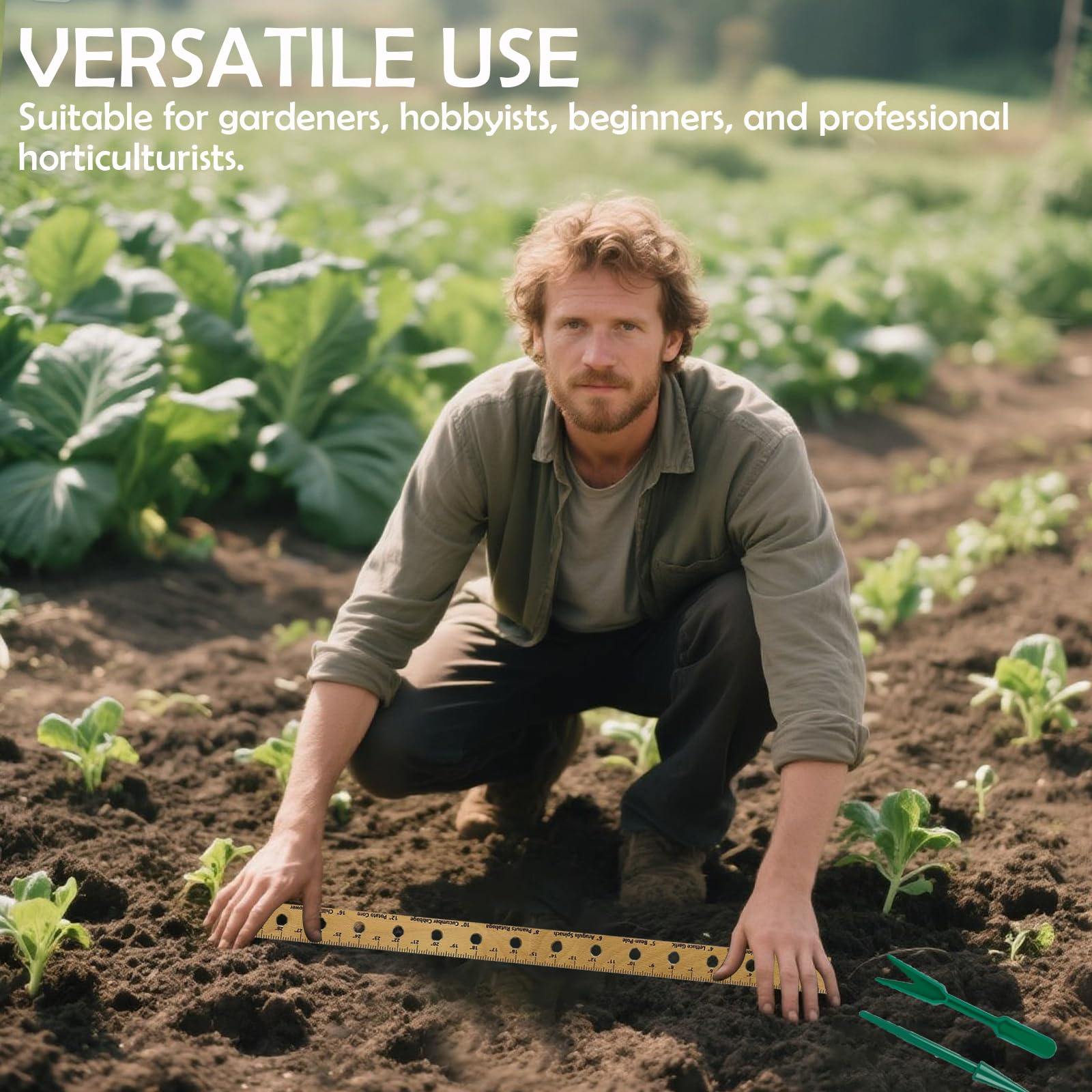 Tizee portable garden tool folds to slim profile for storage and transport.