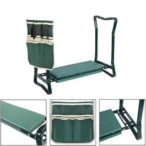 TJHSM garden kneeler-seat portable design for easy yard relocation.