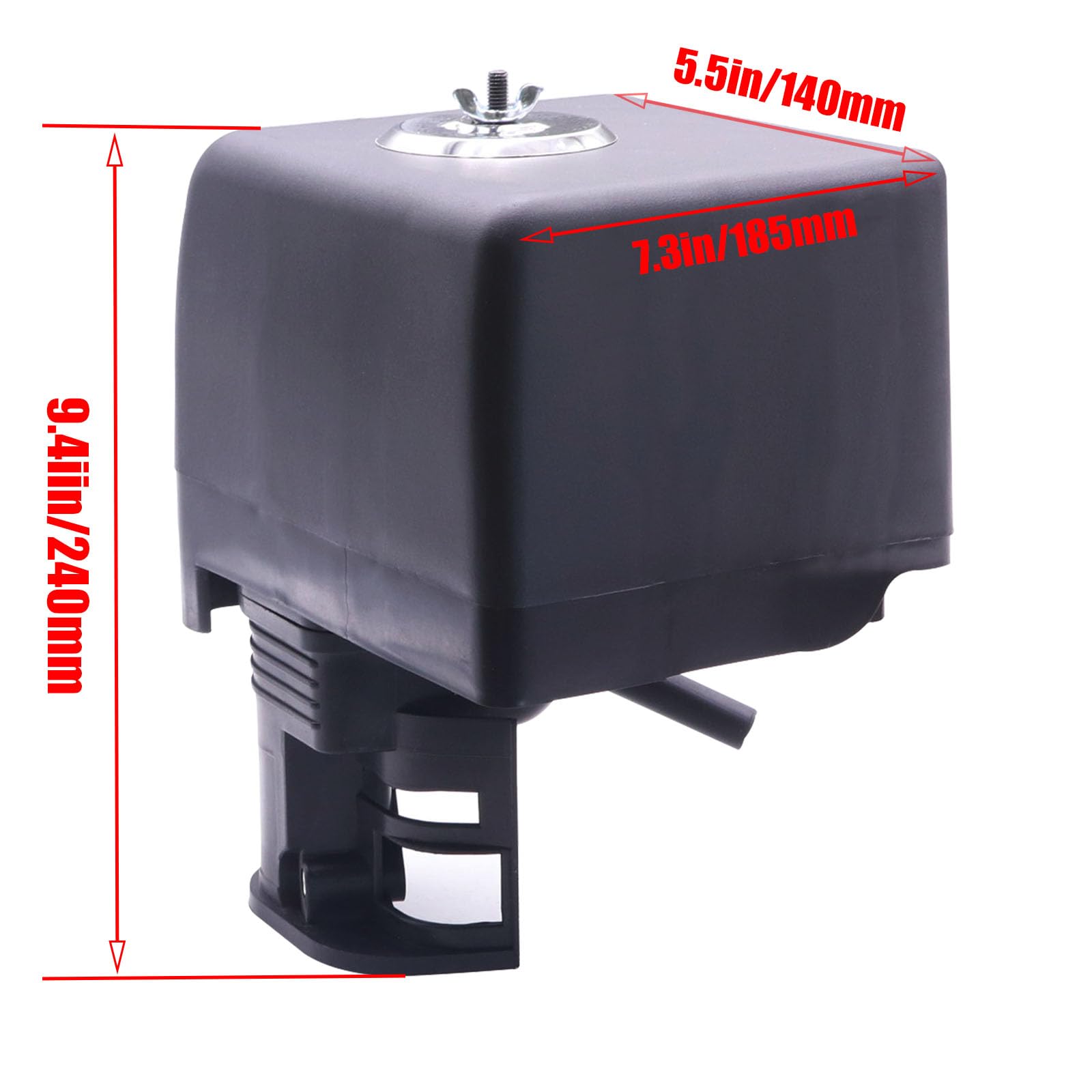 TKCBCD air filter housing assembly with gasket ready for replacement