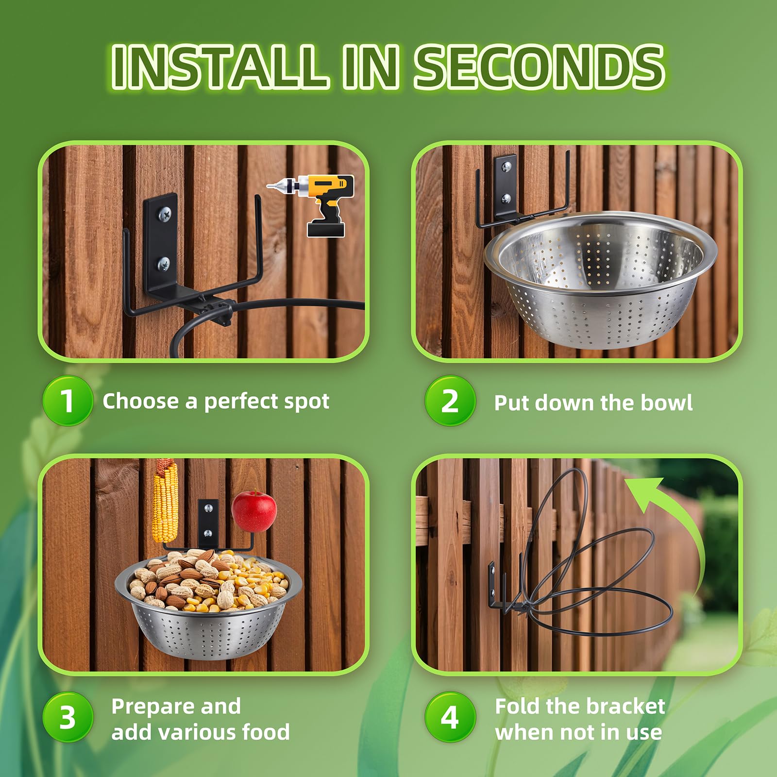 TKMSV modern squirrel feeder offers a minimalist design for backyard wildlife dining