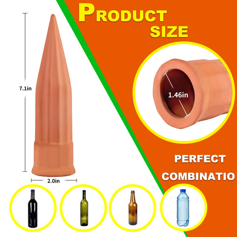 TKSCUSR automatic plant waterer spikes compatible with various bottles