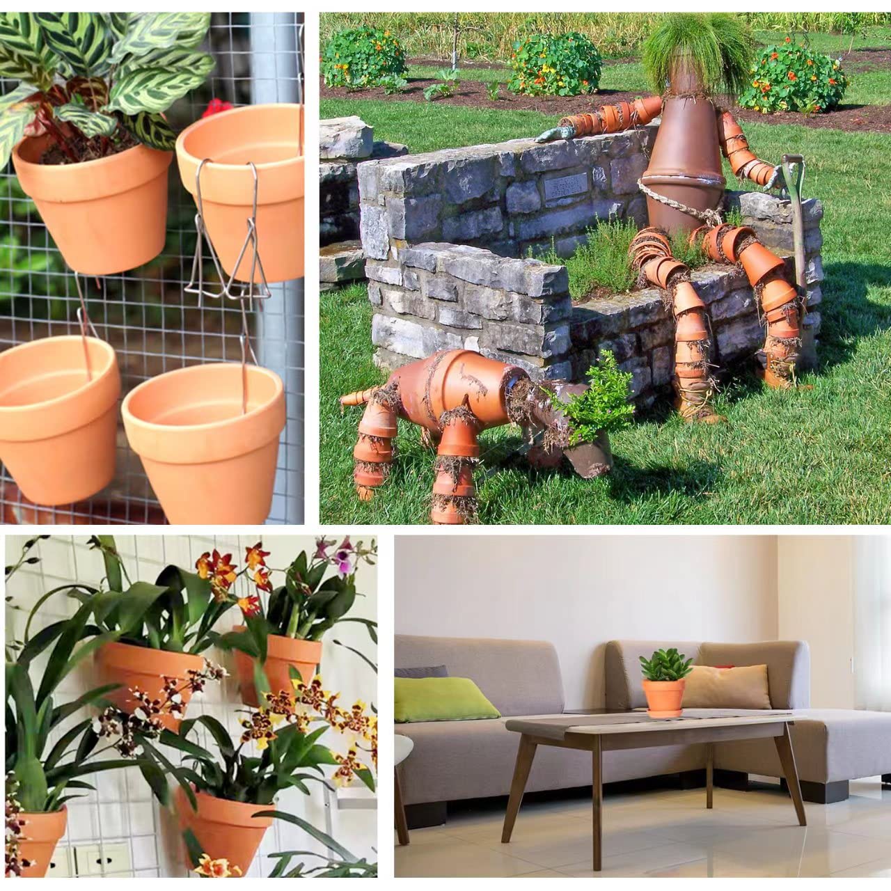 Wedding favors presented in gift-ready TKSCUSR terracotta pots.