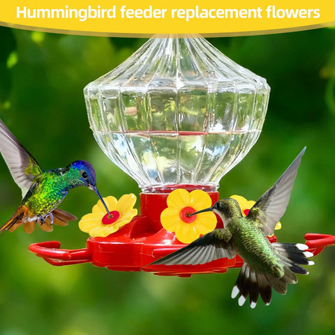 TKYPZY 5-petal bionic design flowers attract hummingbirds with natural-looking petals.