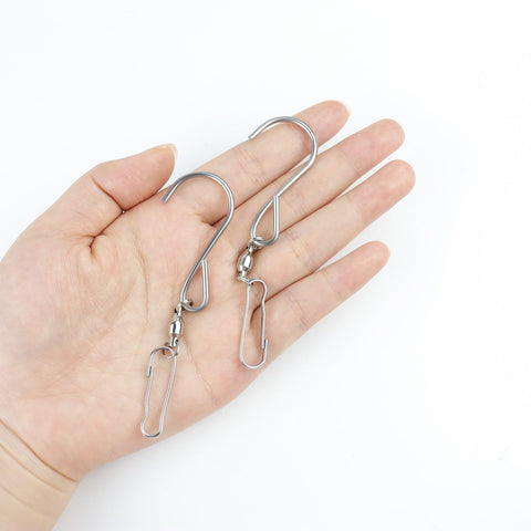 TKYPZY bird feeder hanger hook keeps lightweight feeders steady.