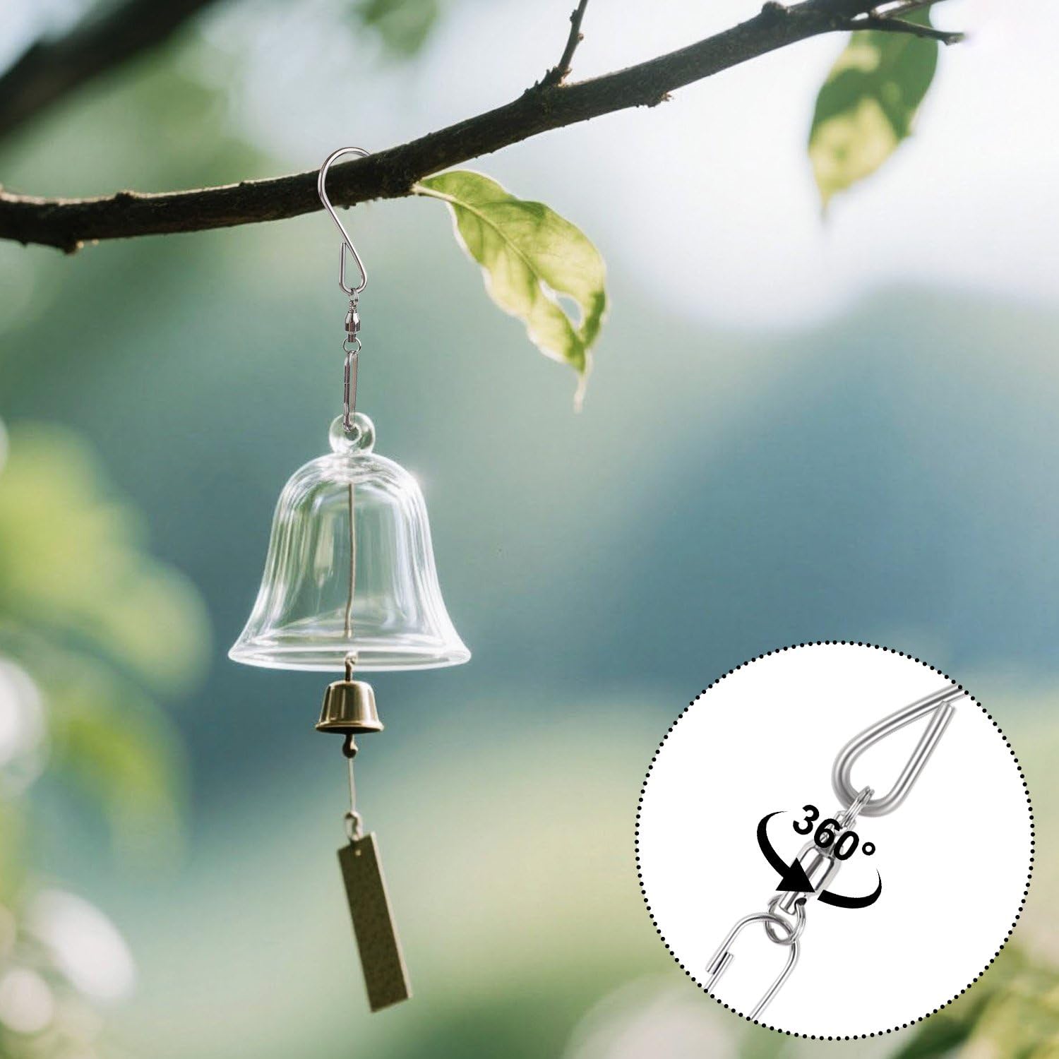 TKYPZY crystal twister hanger adds elegant hanging detail.