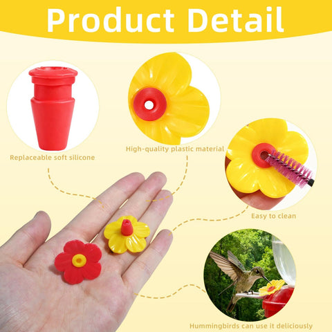 TKYPZY flowers provide a non-slip landing platform for comfortable feeding.