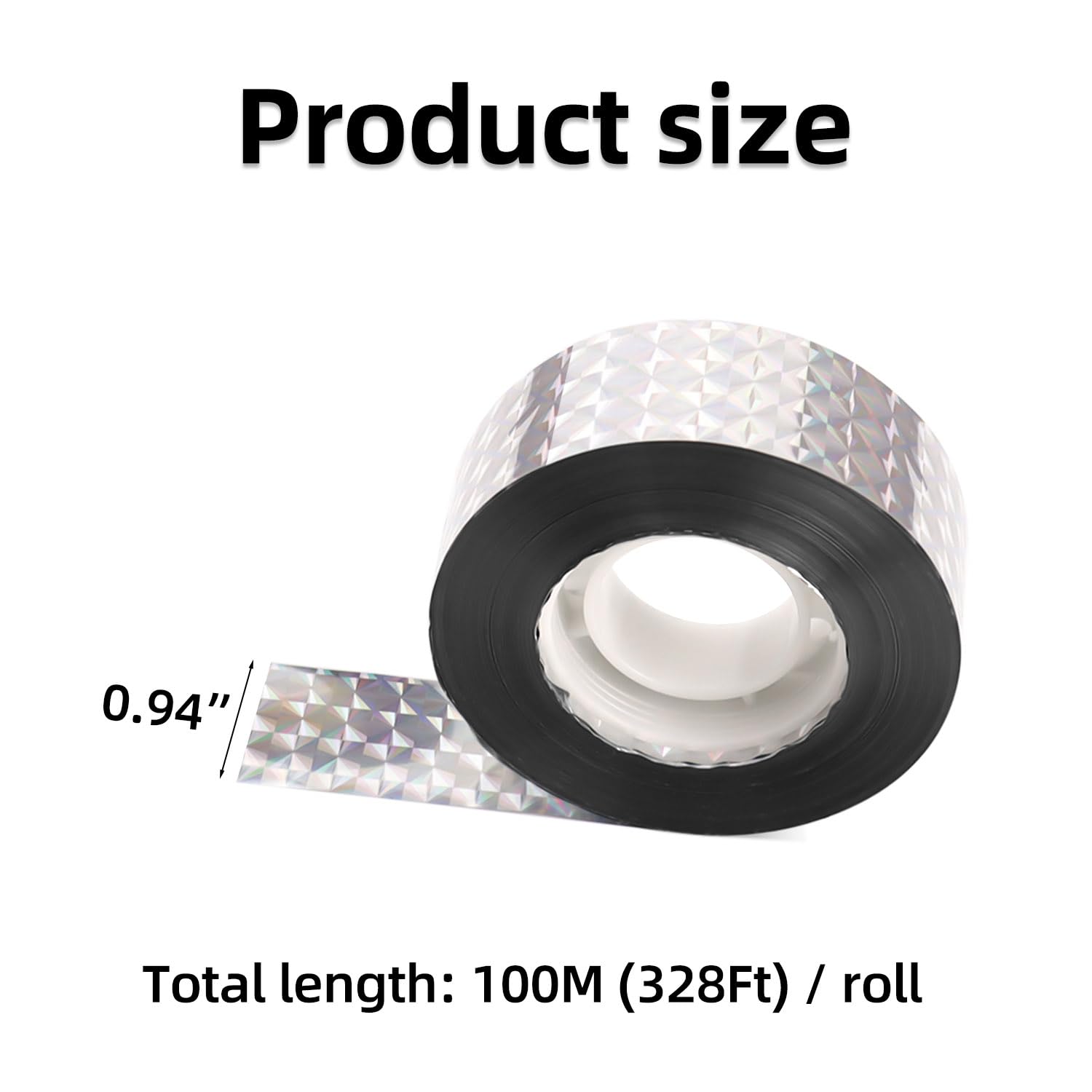 TKYPZY wind-activated glare tape deterring birds outdoors