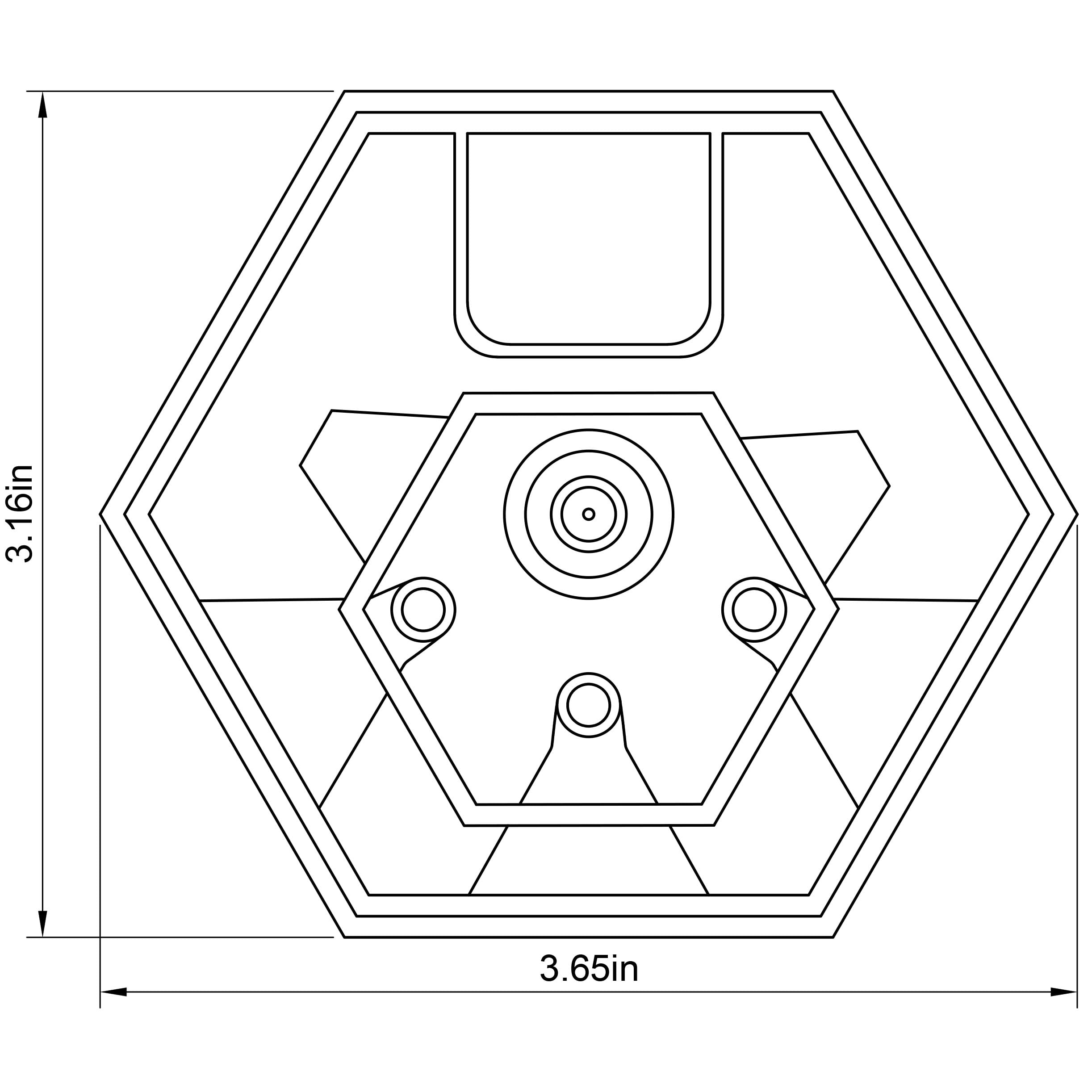 Compact dimensions (3.65 x 3.16 x 1.75 in) fit tight spots in reef tanks.