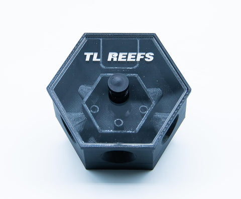 TL Reefs Bristle Worm Trap front view shows discreet capture design for aquariums.