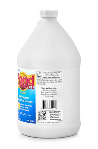 TLC PondPerfect promotes clearer water without harsh chemicals.