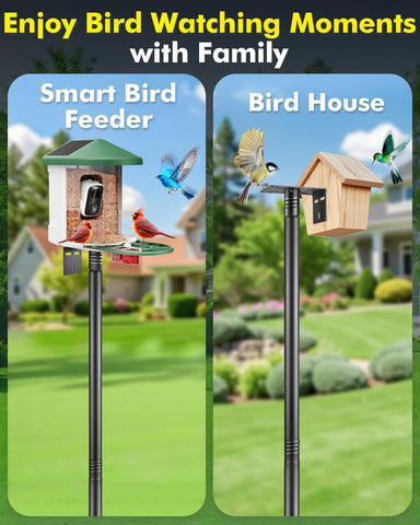 TLEYTOA 7-prong base delivers stable garden mounting in windy conditions.