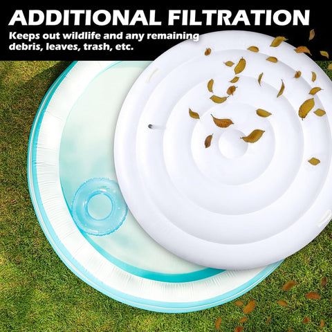Tlswshsy foldable outdoor spa cover stores compactly when not in use