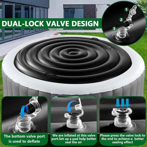 Tlswshsy inflatable setup demonstrates quick inflation for fast protection.