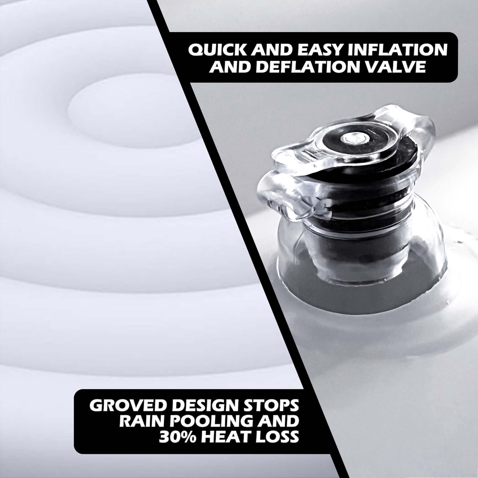 Tlswshsy premium spa cover enhances outdoor setup with energy efficiency