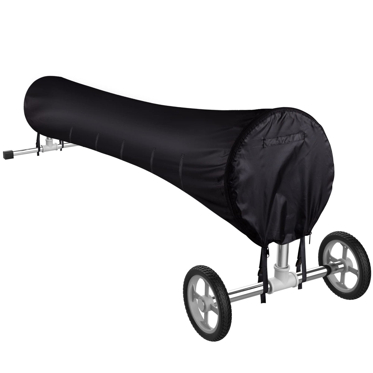 Tlswshsy solar reel cover 18ft on reel provides sun and snow protection for inground pools