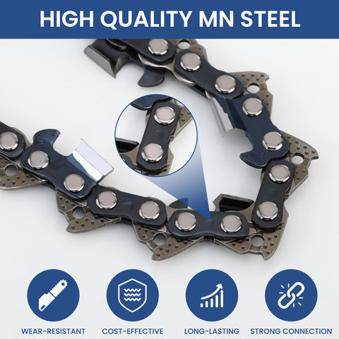 TM TWOMEM heat-treated steel ensures durability and sharpness.