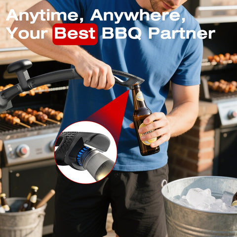 TMEDW grill brush scraper action tackles tough residue efficiently