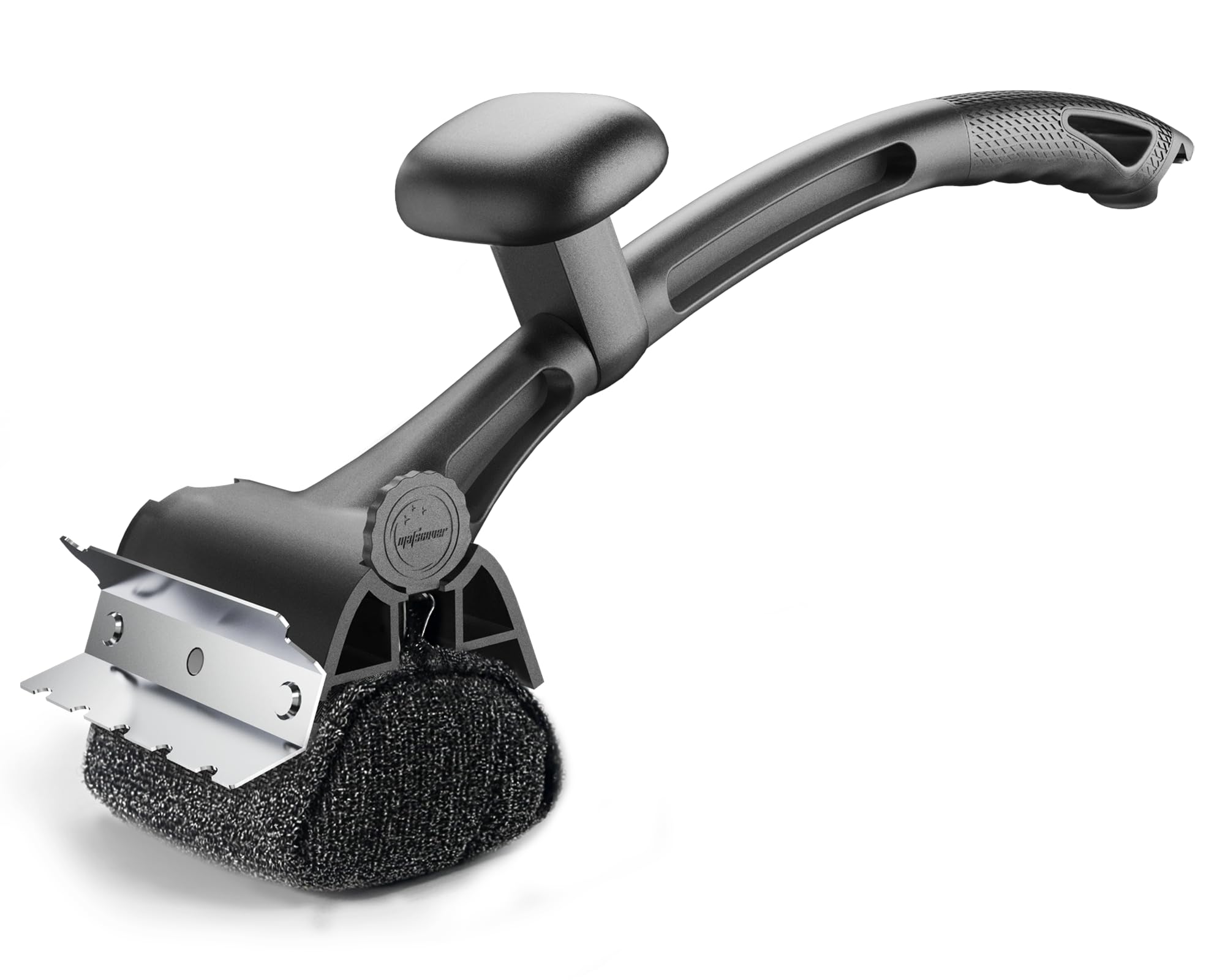 TMEDW grill brush with steam cleaning for safe, bristle-free grilling