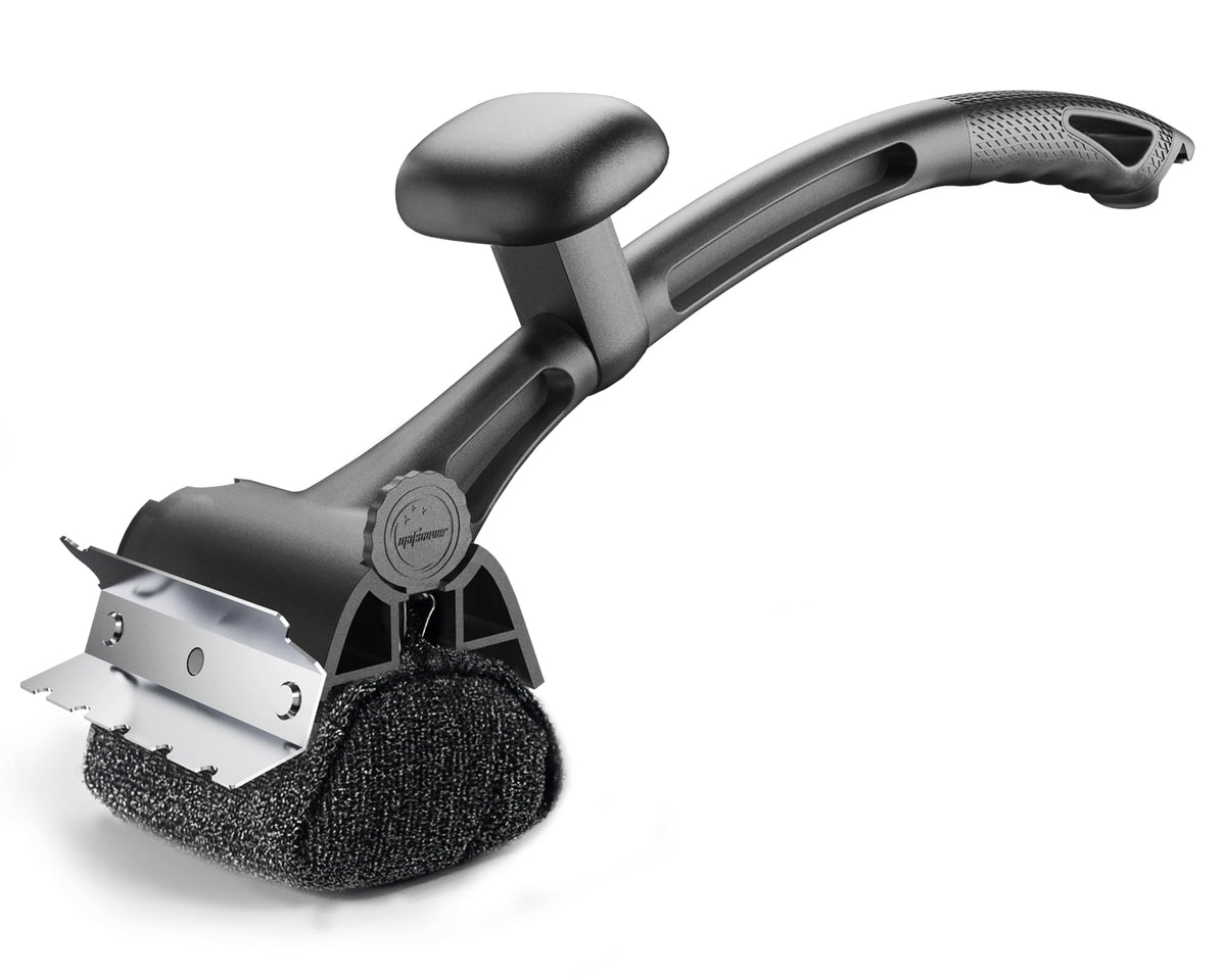 TMEDW grill brush with steam cleaning for safe, bristle-free grilling