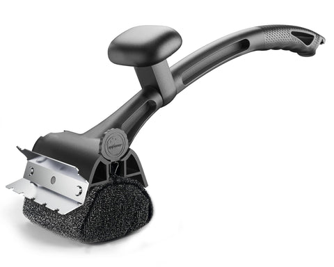 TMEDW grill brush with steam cleaning for safe, bristle-free grilling