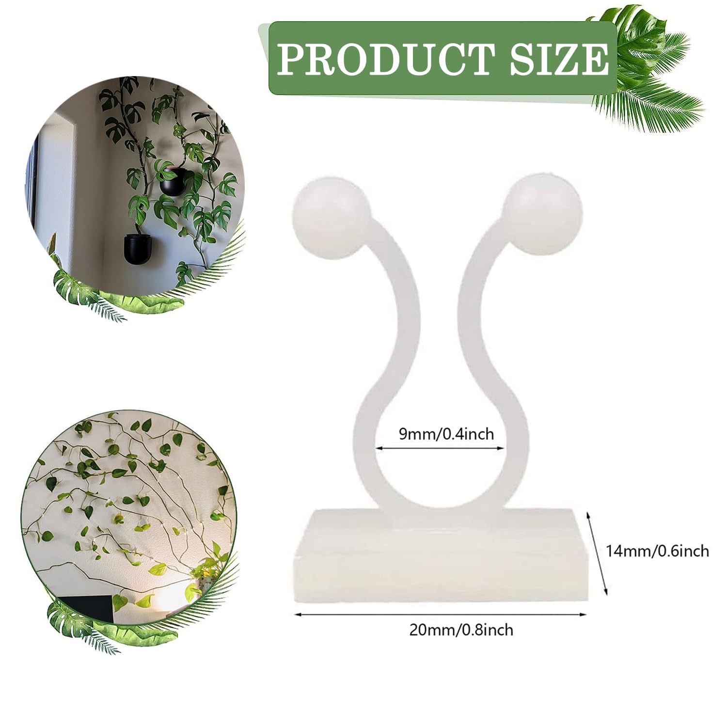 Tmofs self-adhesive vine fixers keep cables neat with no tools.