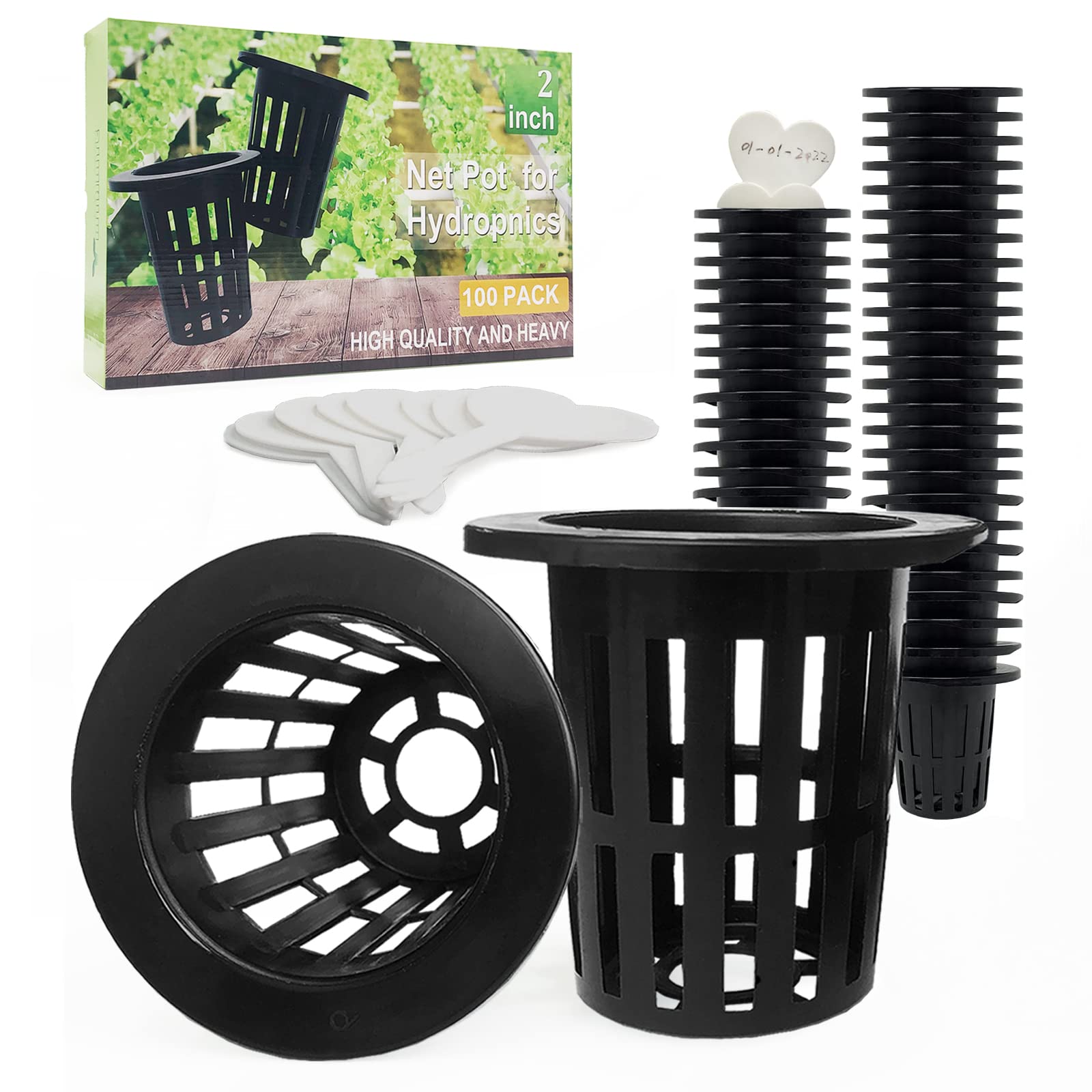 Tmtamye 2-inch net pot with heavy-duty build for durable hydroponics use.